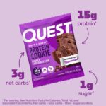 Quest Nutrition Double Chocolate Chip Protein Cookie, 12 Count - Image 4
