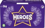 Cadbury Heroes Chocolate Bulk Share Box, Assorted Mini-Size Milk Chocolate Bars,2 kg (Pack of 1) - Image 3