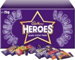 Cadbury Heroes Chocolate Bulk Share Box, Assorted Mini-Size Milk Chocolate Bars,2 kg (Pack of 1) - Image 4