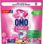 OMO Laundry Capsules 3 in 1 Touch of Comfort 56 Pack - Image 2